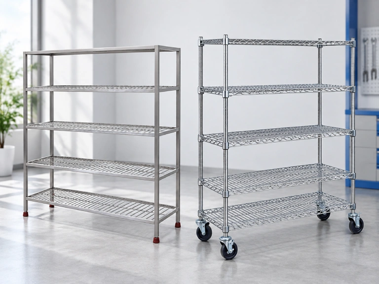 Wire Storage Shelf Module For Dirty/ Disinfection Area